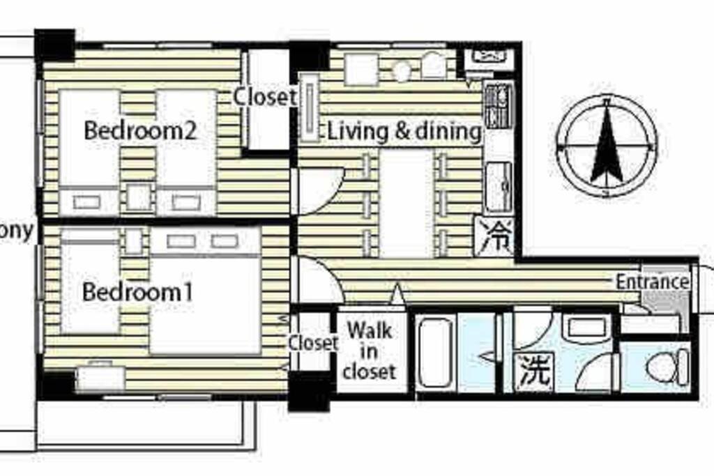 西浅草2ldk広々ファミリーorグループ Asakusa 2 Bedroom アパート 東京都
